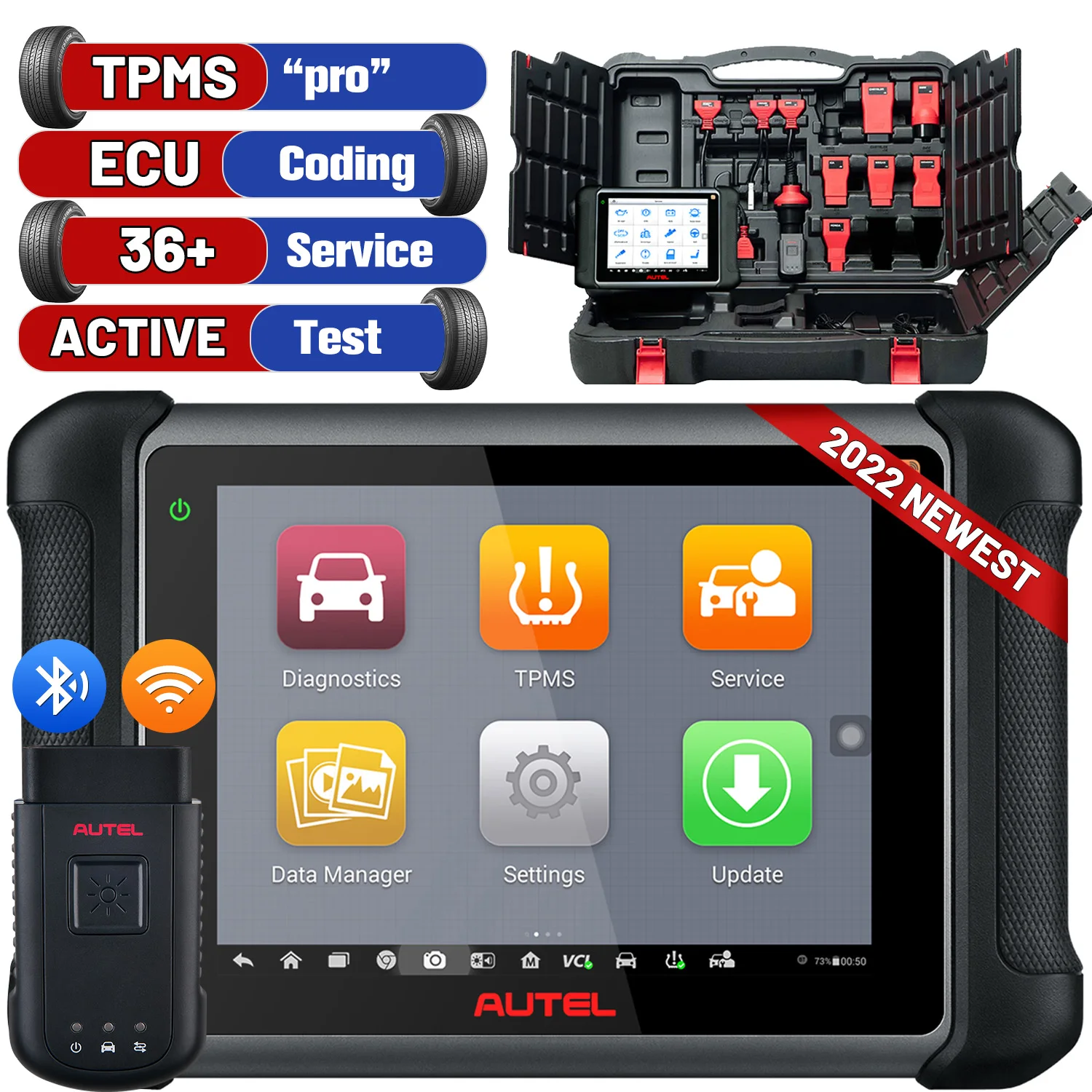 Autel MaxiSys MS906TS Car Diagnostic Tool Code Readers ECU Coding TPMS Programming PK MS906S MS906BT MK906BT MK906PRO
Autel MaxiSys MS906TS Car Diagnostic Tool Code Readers ECU Coding TPMS Programming PK MS906S MS906BT MK906BT MK906PRO