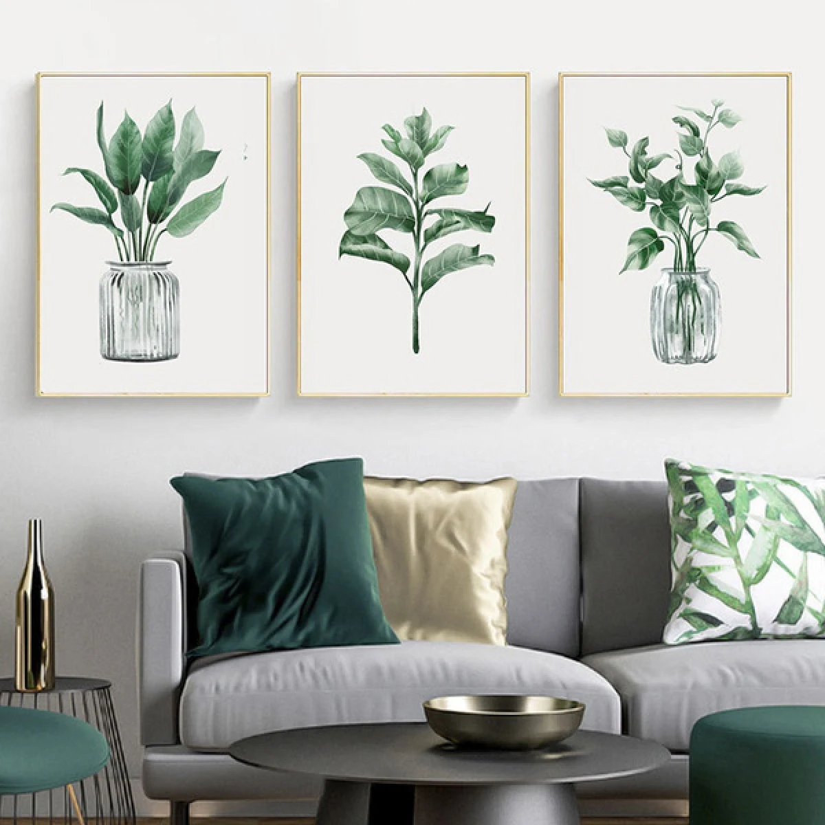 Canvas Painting Wall Art Print Green Plant Leaf Vase Picture Poster and Nordic Minimalism Prints for Living Room Decoration
Canvas Painting Wall Art Print Green Plant Leaf Vase Picture Poster and Nordic Minimalism Prints for Living Room Decoration