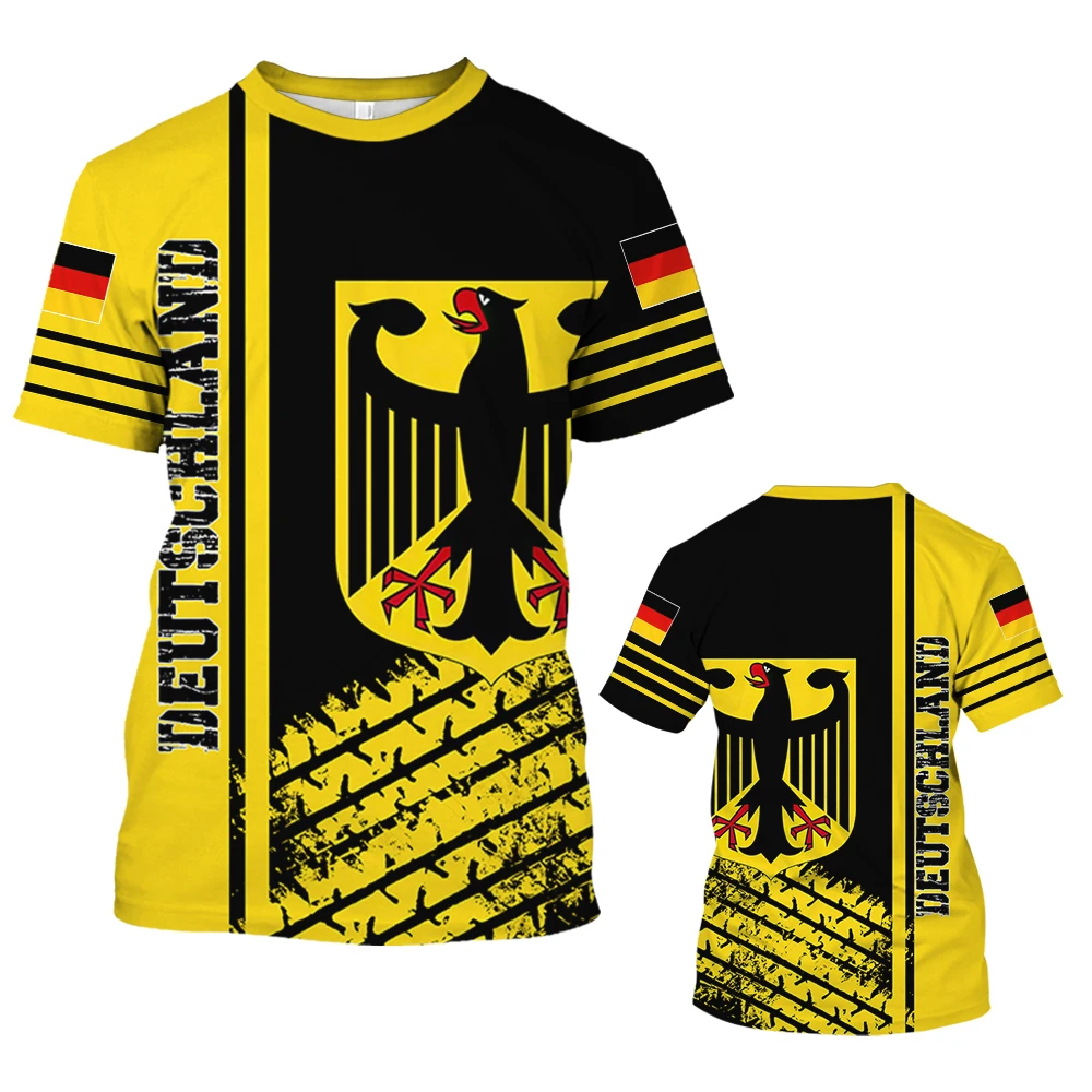 German Men'S T-Shirts Street Casual Top German Flag Printing Oversize O-Neck T Shirt Fashion Loose Oversized-Shirt Male Clothing
German Men'S T-Shirts Street Casual Top German Flag Printing Oversize O-Neck T Shirt Fashion Loose Oversized-Shirt Male Clothing
