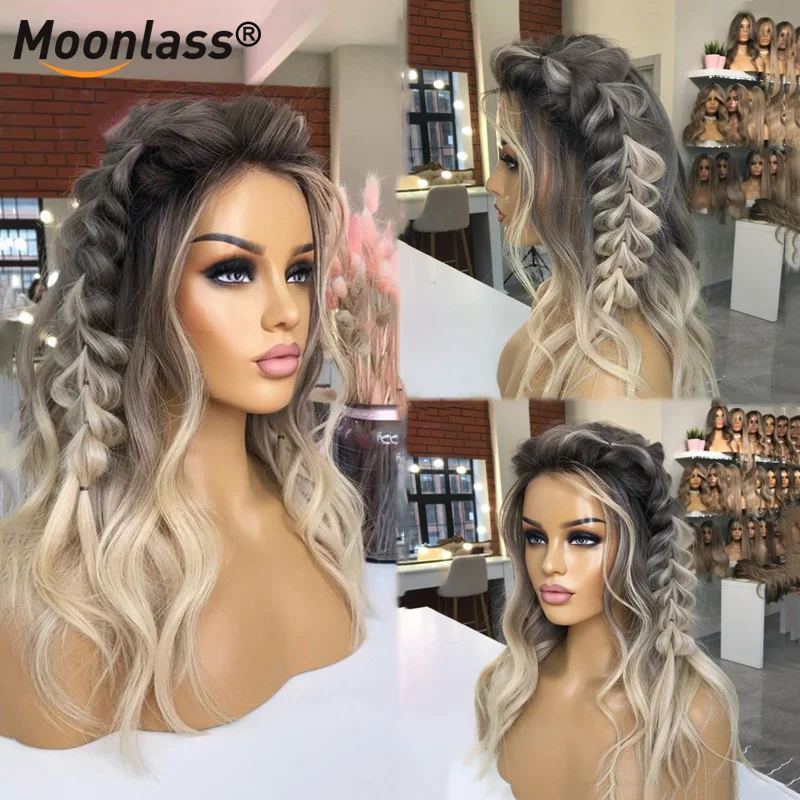Ash Blonde Ombre Wig Human Hair 13x6 Lace Frontal Wig Dark Grey 13x4 HD Transparent Lace Frontal Human Hair Wigs Lace Front Wig
Ash Blonde Ombre Wig Human Hair 13x6 Lace Frontal Wig Dark Grey 13x4 HD Transparent Lace Frontal Human Hair Wigs Lace Front Wig