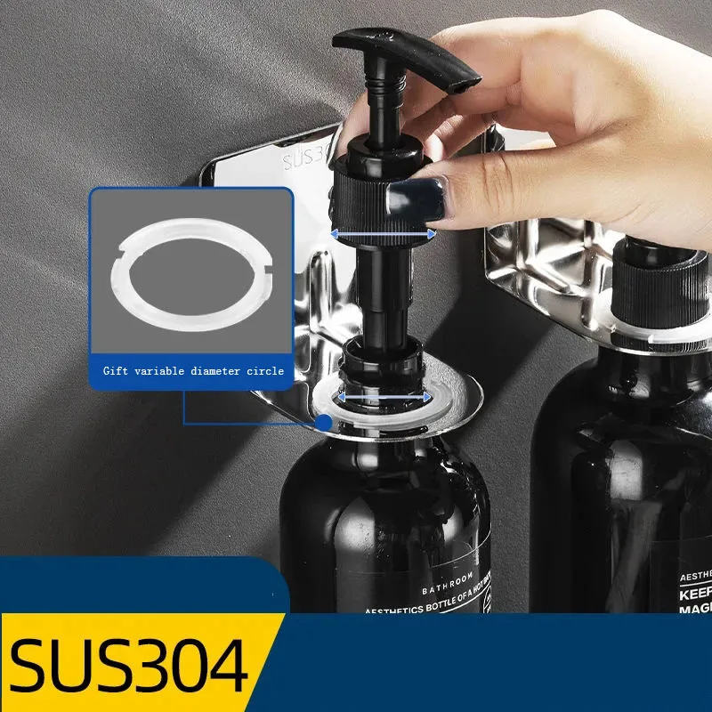 Extra Thick 304 Stainless Steel Shower Gel Hanger Rack Bathroom Shampoo Rack Punch-Free Hand Sanitizer Rack Wall Hanging
Extra Thick 304 Stainless Steel Shower Gel Hanger Rack Bathroom Shampoo Rack Punch-Free Hand Sanitizer Rack Wall Hanging
