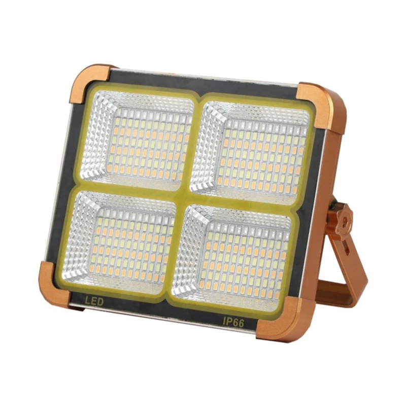 Portable Solar Emergency LED Floodlight Outdoor Flood Light High Quality USB Rechargeable Camping Lamp 
Portable Solar Emergency LED Floodlight Outdoor Flood Light High Quality USB Rechargeable Camping Lamp