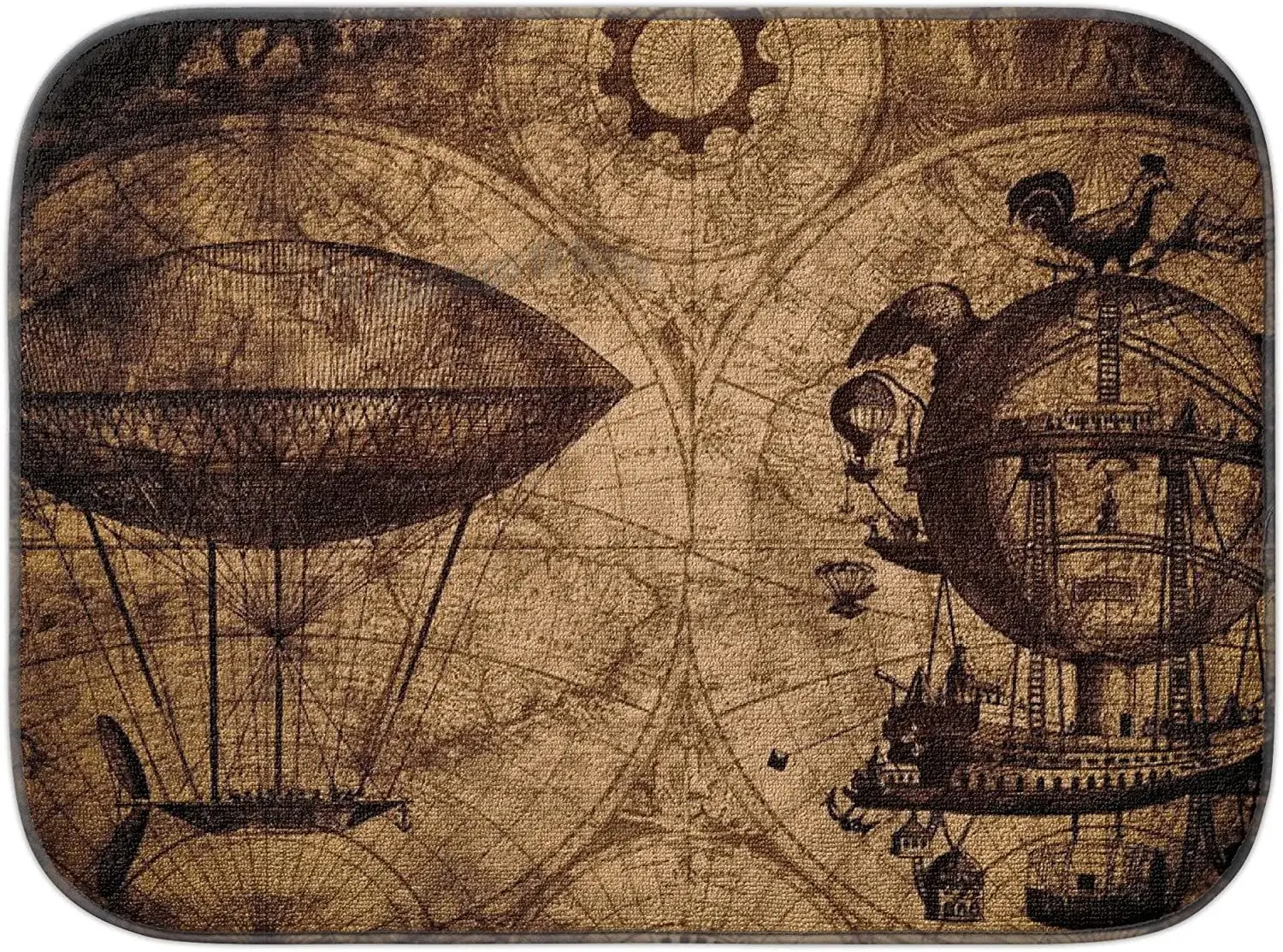 Steampunk Clocks Large Drying Pad Dish Drainer Mats Reversible Ultra Absorbent Drying Mat for Kitchen Counter 18 x 24 Inch
Steampunk Clocks Large Drying Pad Dish Drainer Mats Reversible Ultra Absorbent Drying Mat for Kitchen Counter 18 x 24 Inch
