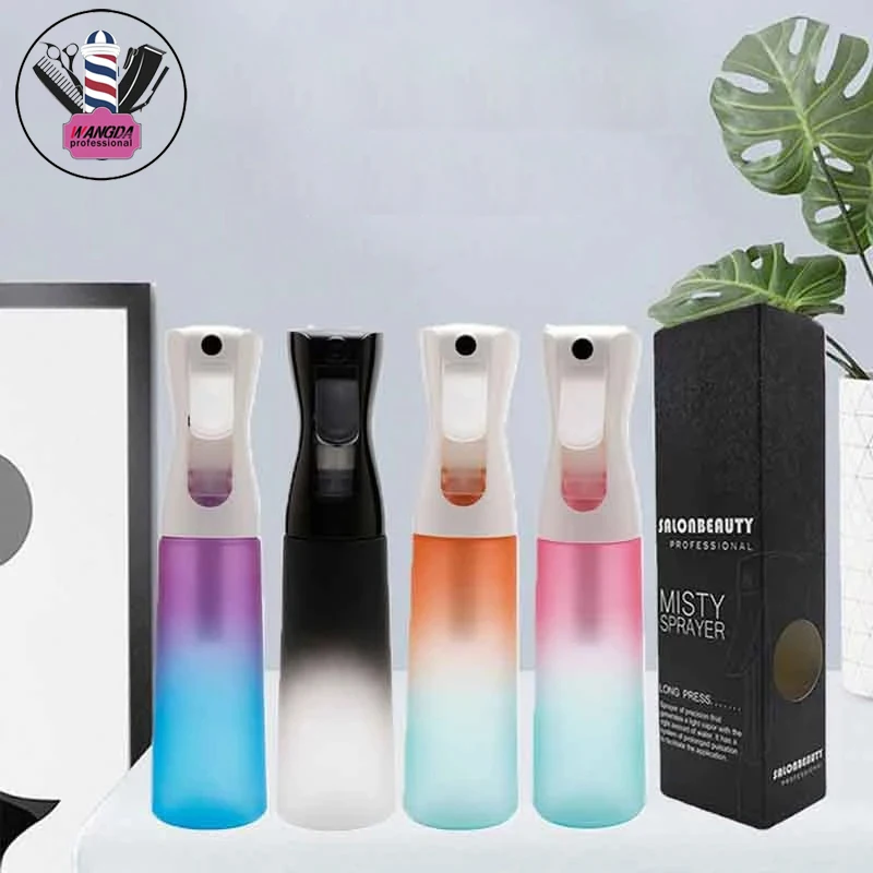 200 / 300ML Matte Gradient Translucent Spray Bottle Fine Mist Continuous Refillable Hairdressing Water Can Salon Sprayer Tools
200 / 300ML Matte Gradient Translucent Spray Bottle Fine Mist Continuous Refillable Hairdressing Water Can Salon Sprayer Tools