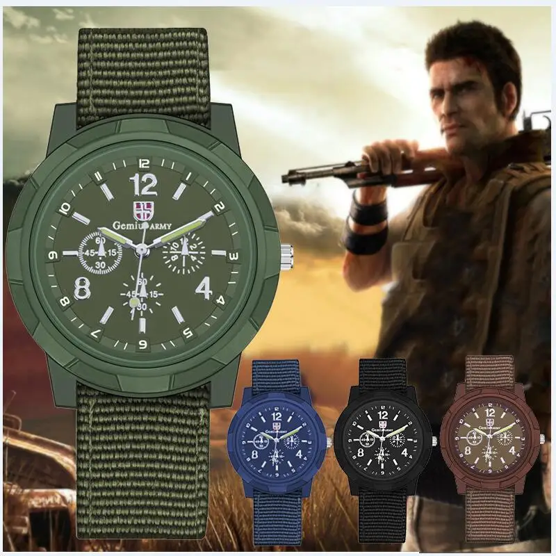 Новинка 2022 мужские кварцевые часы известного бренда армейские солдатские