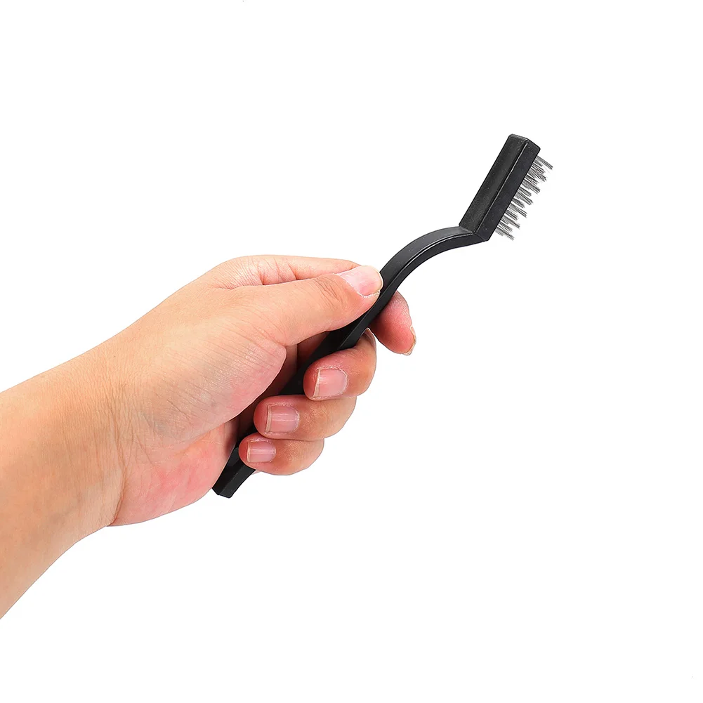 12*Wire Brush Stainless Steel Heavy Duty Cleaning Rust Remover Scrubber Tool For Paint Stains Special Corrosion
12*Wire Brush Stainless Steel Heavy Duty Cleaning Rust Remover Scrubber Tool For Paint Stains Special Corrosion