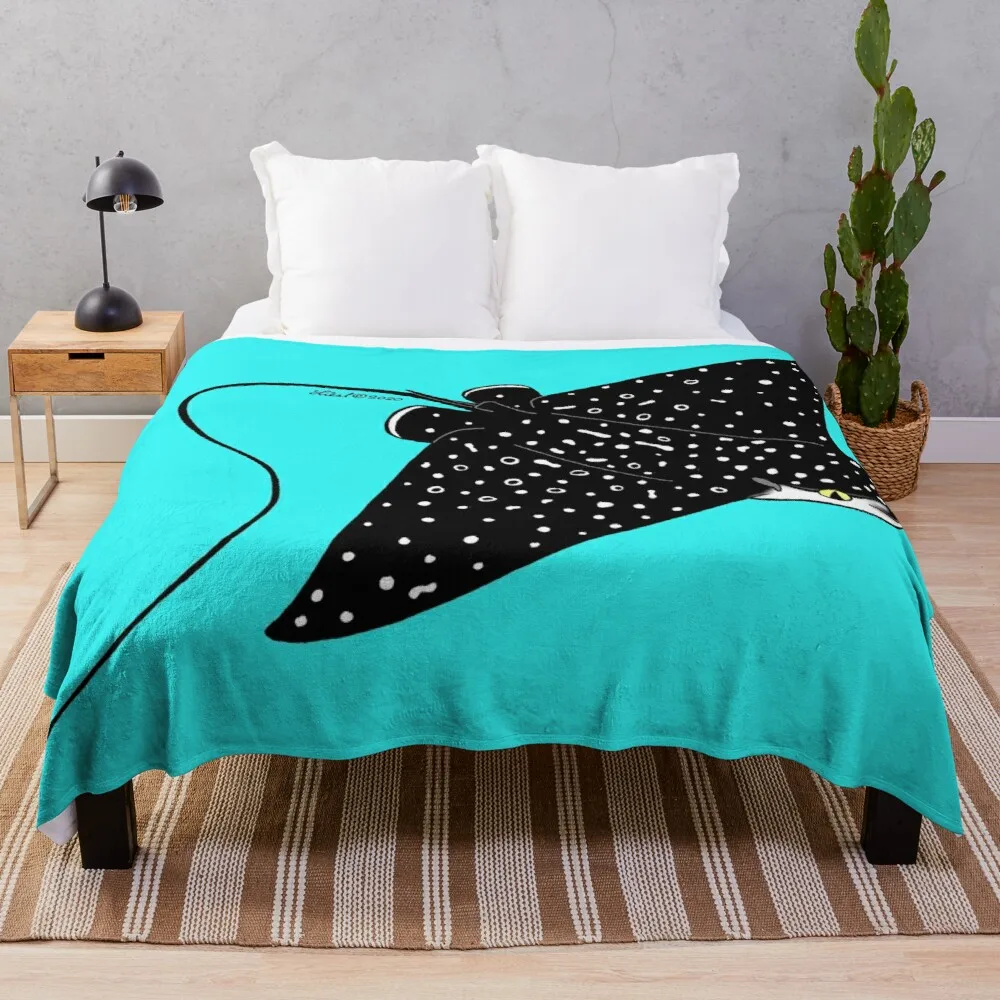Spotted Eagle Ray Pup Throw Blanket Knitted Blanket Blanket Luxury
Spotted Eagle Ray Pup Throw Blanket Knitted Blanket Blanket Luxury