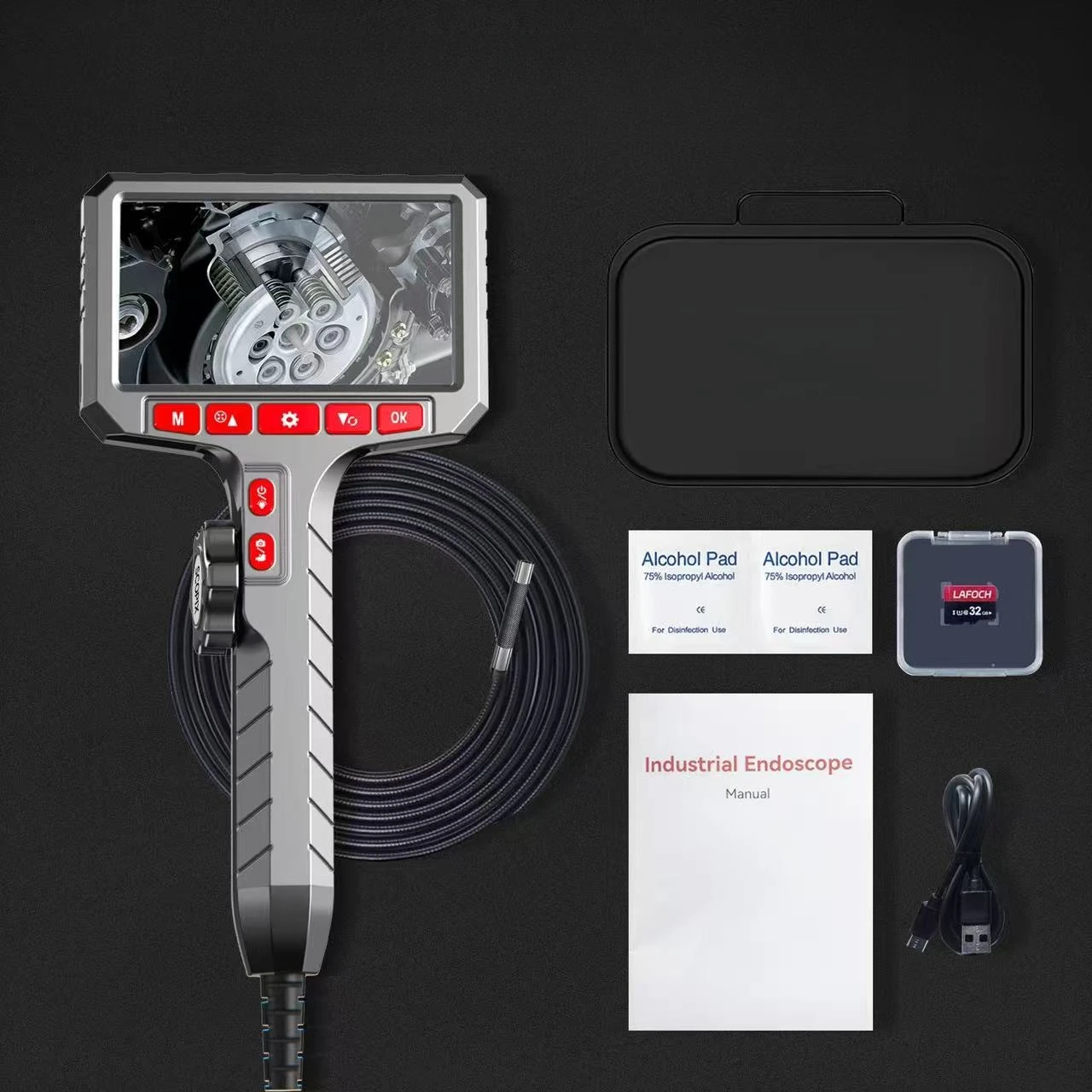LAFOCH Бороскопическая камера 5 дюймов
LAFOCH Бороскопическая камера 5 дюймов