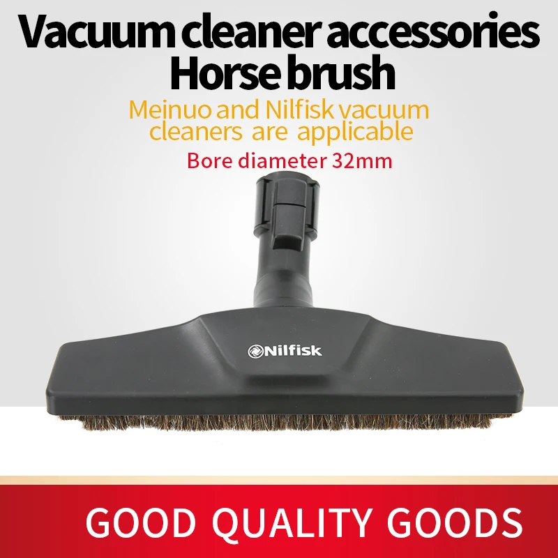 Minorich vacuum cleaner accessories brush head suction head wood floor special horse hair floor brush care suction head brush 
Minorich vacuum cleaner accessories brush head suction head wood floor special horse hair floor brush care suction head brush
