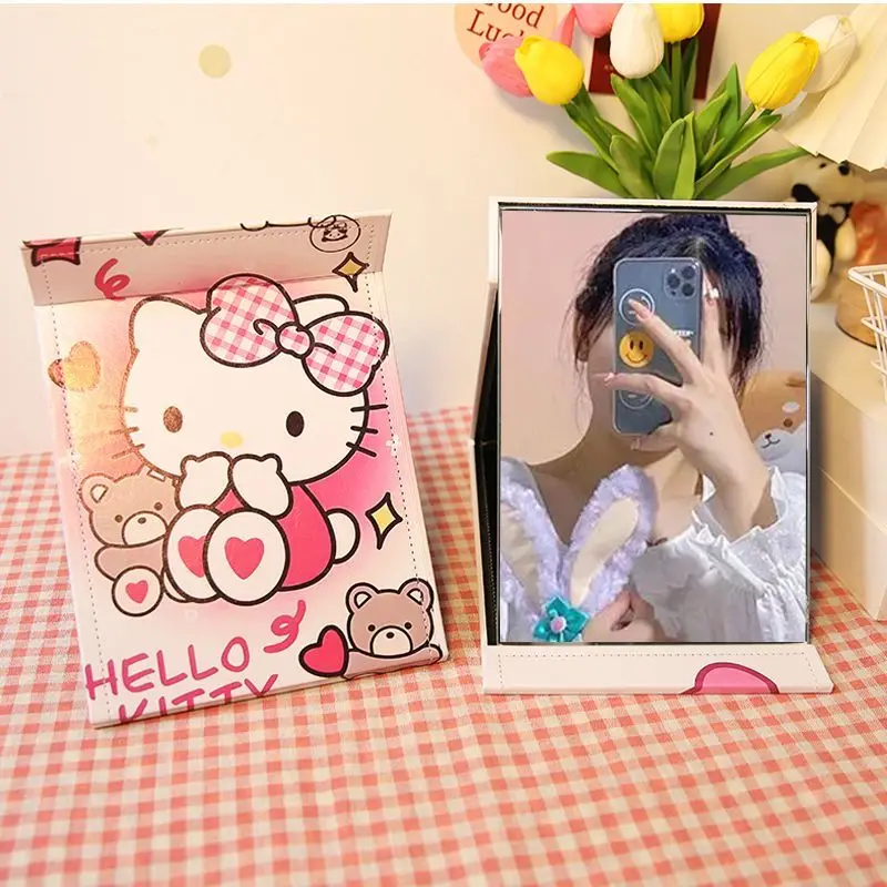 Sanrio Ornaments Hello Kitty Cartoon Makeup Mirror Foldable Mirror Student Dormitory Cute Flip Desktop Makeup Mirror Thickened
Sanrio Ornaments Hello Kitty Cartoon Makeup Mirror Foldable Mirror Student Dormitory Cute Flip Desktop Makeup Mirror Thickened
