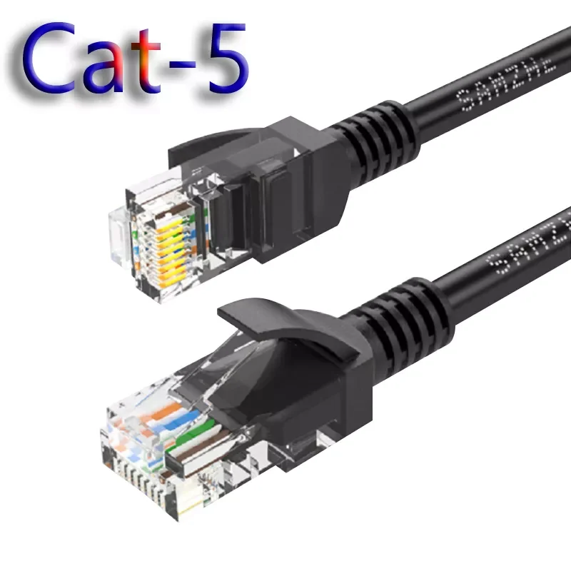 Cat 5 Ethernet Cable High Speed Network LAN Cable RJ45 Ethernet Cable Computer Networking Cord Internet Cable 1/2/3/5/10/15/20M
Cat 5 Ethernet Cable High Speed Network LAN Cable RJ45 Ethernet Cable Computer Networking Cord Internet Cable 1/2/3/5/10/15/20M