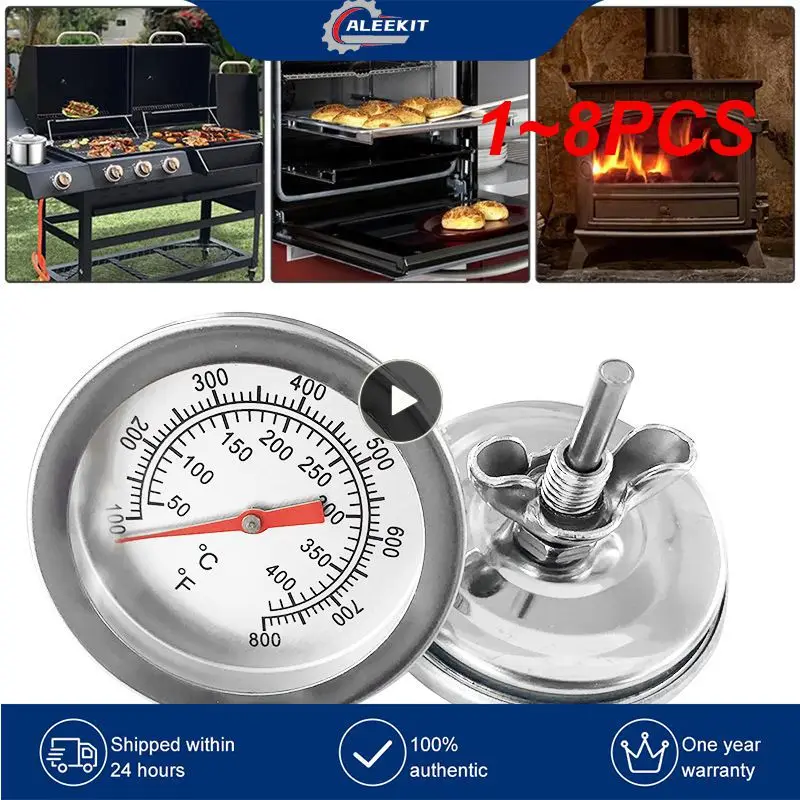 1~8PCS Barbecue Charcoal Grill Thermometer Pit Wood Smoker Thermometer Temperature Gauge Grill Pit Thermometer Fahrenheit/℃ 
1~8PCS Barbecue Charcoal Grill Thermometer Pit Wood Smoker Thermometer Temperature Gauge Grill Pit Thermometer Fahrenheit/℃
