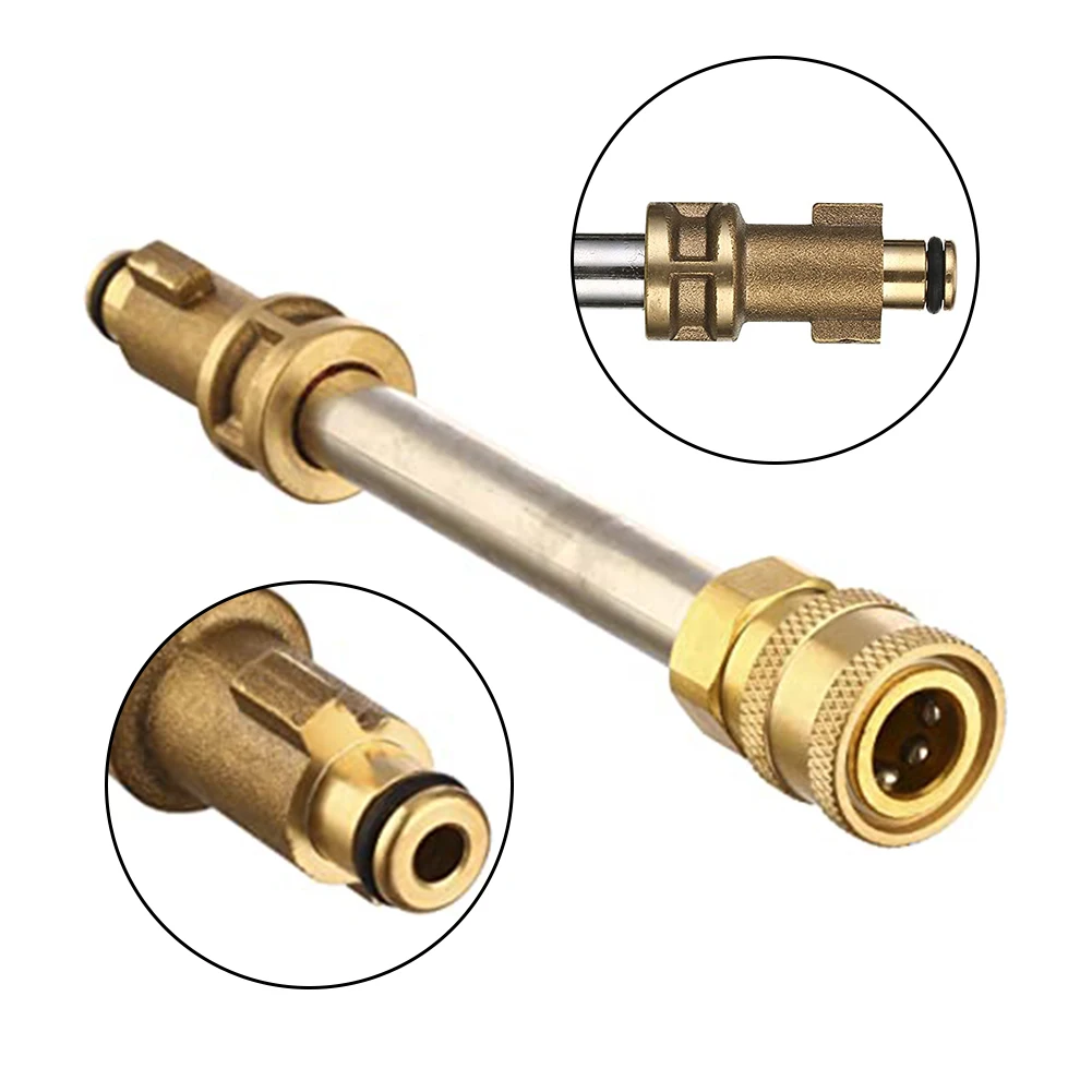 Stainless Steel Pressure Washer Gun Adapter Convert 1/4 Inch Quick Disconnect Female Fitting Brass Nozzle Garden Tool Parts
Stainless Steel Pressure Washer Gun Adapter Convert 1/4 Inch Quick Disconnect Female Fitting Brass Nozzle Garden Tool Parts