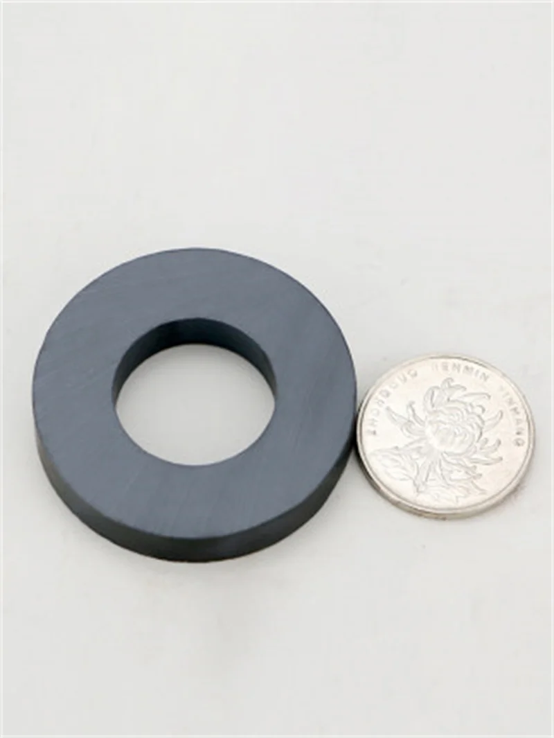 

2Pcs Y30 Ring Ferrite Magnet 80*10 Hole 32mm Permanent Magnet 80x10 Strong Black Round Speaker Magnets 80x10-32 mm