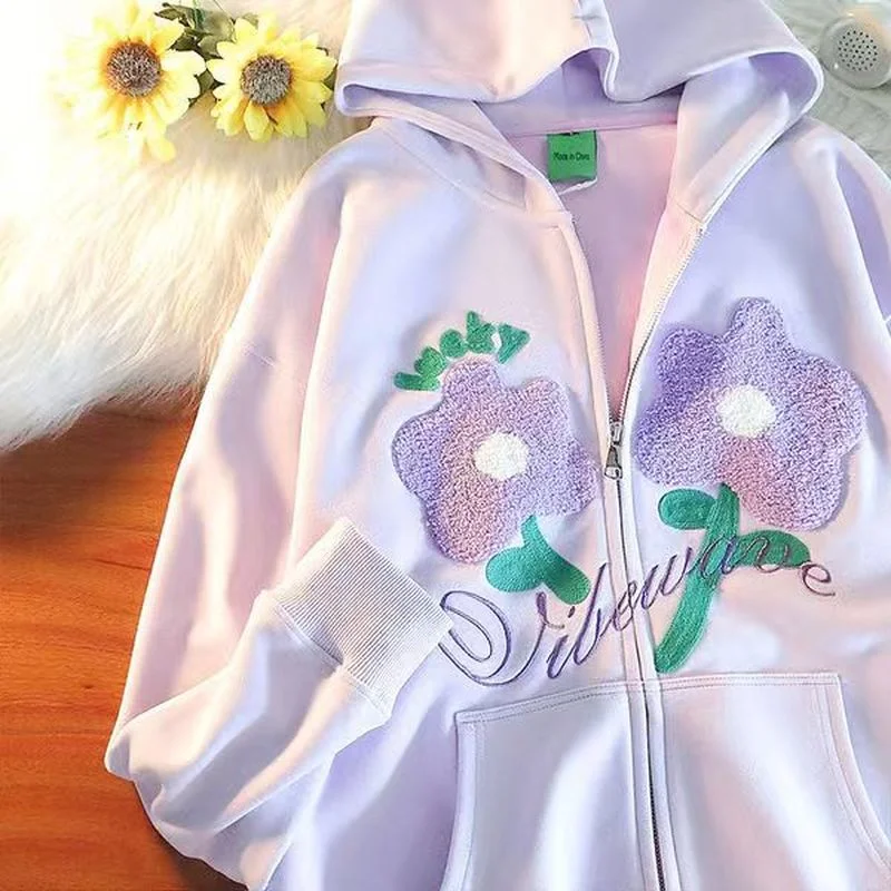 Женская толстовка с капюшоном, фиолетовая толстовка с цветочной вышивкой тюльпана, женский кардиган с капюшоном на молнии, Толстовка для ст...
Женская толстовка с капюшоном, фиолетовая толстовка с цветочной вышивкой тюльпана, женский кардиган с капюшоном на молнии, Толстовка для ст...