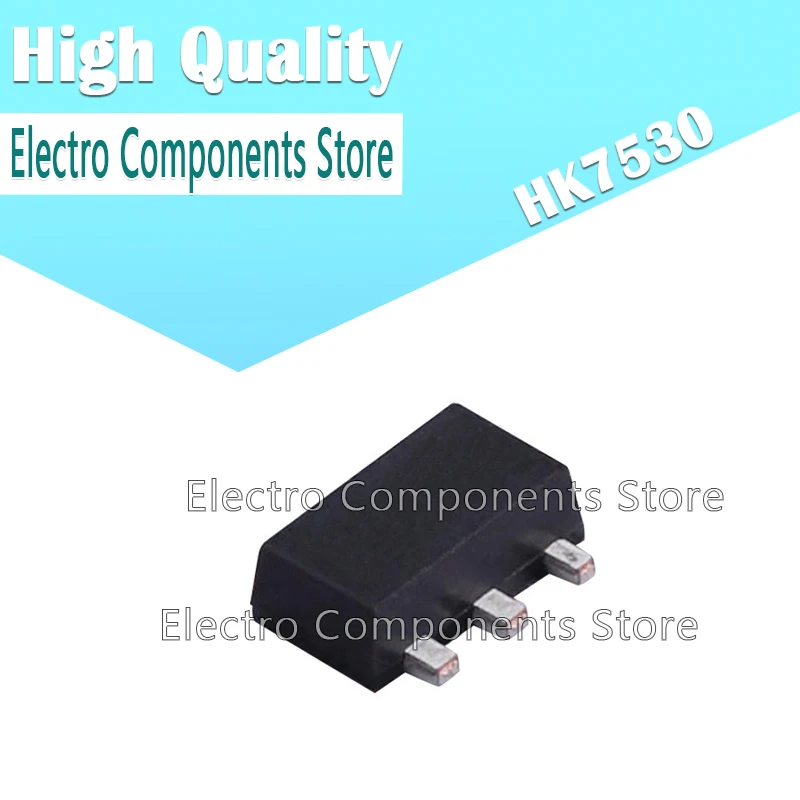 10Pcs/Lot HK7530 (Marking 7530-1) 7530-1 SOT89 Linear Regulator Chip IC LDO
10Pcs/Lot HK7530 (Marking 7530-1) 7530-1 SOT89 Linear Regulator Chip IC LDO