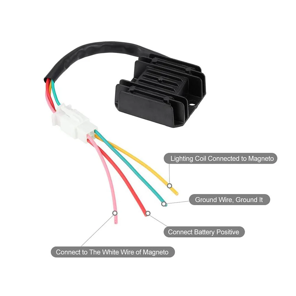 1pc Rectifier Black For 12V Battery And Bulb For Motorcycle Scooter ATV Metal 0-4A 20-60V Car Voltage Regulators
1pc Rectifier Black For 12V Battery And Bulb For Motorcycle Scooter ATV Metal 0-4A 20-60V Car Voltage Regulators