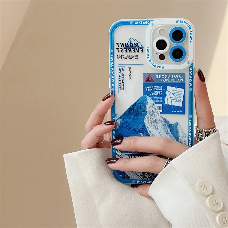 Art Retro Snow Mountain Letter Label Soft Phone Case For iPhone 11 12 13 Pro XS Max X XR Transparent Shockproof Back Cover
Art Retro Snow Mountain Letter Label Soft Phone Case For iPhone 11 12 13 Pro XS Max X XR Transparent Shockproof Back Cover