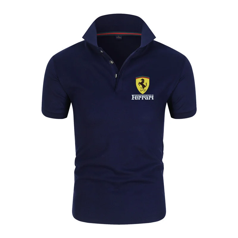 2023 Summer Men's Polo Shirt Car Logo Casual Printed High-quality Cotton Short Sleeve Men's Harajuku Classic Top Custom T-shirt
2023 Summer Men's Polo Shirt Car Logo Casual Printed High-quality Cotton Short Sleeve Men's Harajuku Classic Top Custom T-shirt