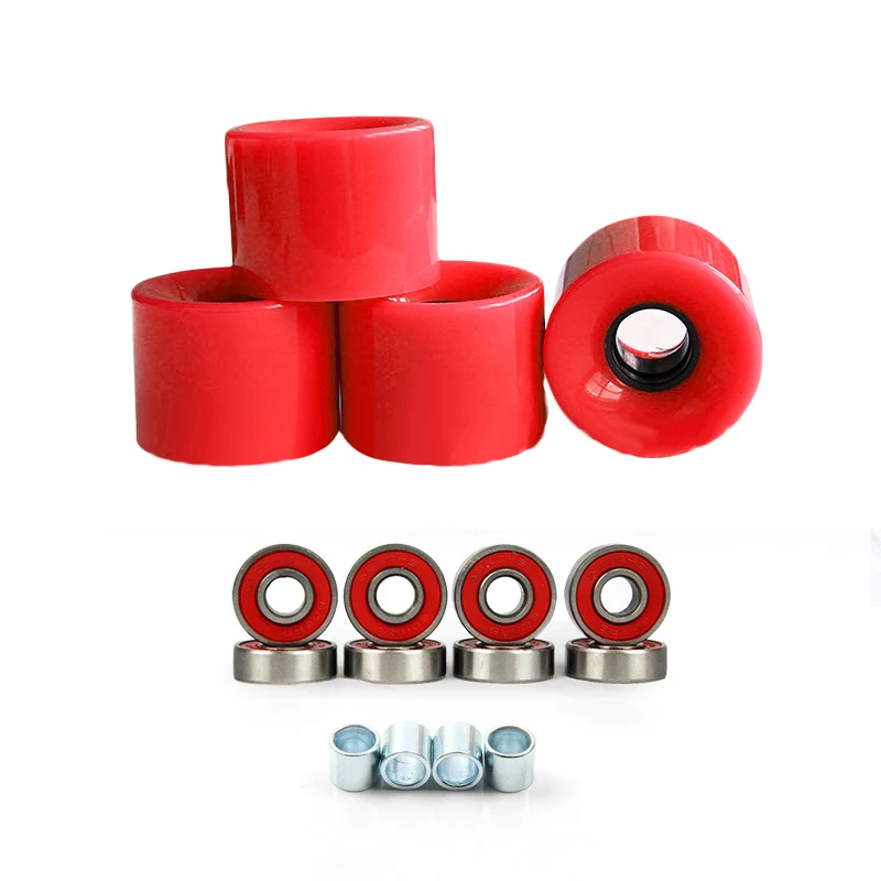 4x Skateboard Wheels 60*45mm 78A With Bearings Spacers Set For Longboard Cruiser
4x Skateboard Wheels 60*45mm 78A With Bearings Spacers Set For Longboard Cruiser