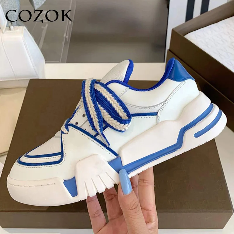 Unisex Round Toe Simple Casual Shoes Women Lace-up Mixed Cors Flat Shoes Breathle Comfort Retro Non-slip Running Sneakers
Unisex Round Toe Simple Casual Shoes Women Lace-up Mixed Cors Flat Shoes Breathle Comfort Retro Non-slip Running Sneakers
