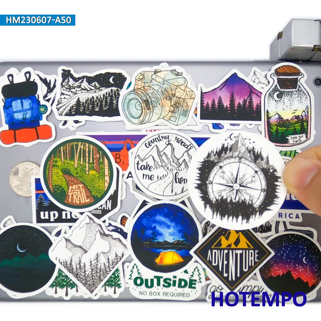 20/30/50PCS Hiking Travel Stickers Camping Climb Outdoor Adventures Funny Decals for Scrapbook Bike Laptop Phone Luggage Sticker
20/30/50PCS Hiking Travel Stickers Camping Climb Outdoor Adventures Funny Decals for Scrapbook Bike Laptop Phone Luggage Sticker