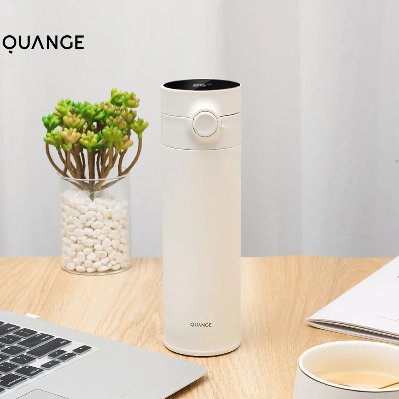 QUANGE Smart Thermos Keep Warm/Cold Cup Travel Portable 316 Stainless Steel Lock Design Single Hand Open Vacuum Flasks Bottle
QUANGE Smart Thermos Keep Warm/Cold Cup Travel Portable 316 Stainless Steel Lock Design Single Hand Open Vacuum Flasks Bottle