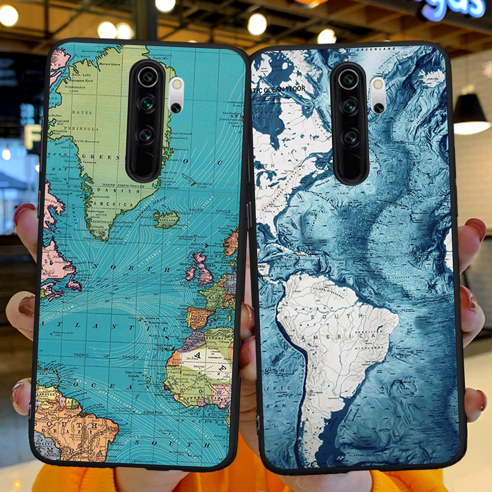 Luxury World Map Travel Coque Soft Silicone Funda for Xiaomi Mi 9T Redmi Note 5 6 7 8 8T 9 9S 10 10Pro K20 K30 9T Pro Phone Case
Luxury World Map Travel Coque Soft Silicone Funda for Xiaomi Mi 9T Redmi Note 5 6 7 8 8T 9 9S 10 10Pro K20 K30 9T Pro Phone Case