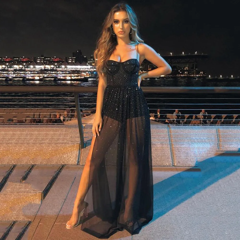 2022 Sexy Sweetheart Black Evening Dresses Beadings Short Pants Prom Dress Straps Backless Formal Party Gown Robe de Soiree
2022 Sexy Sweetheart Black Evening Dresses Beadings Short Pants Prom Dress Straps Backless Formal Party Gown Robe de Soiree