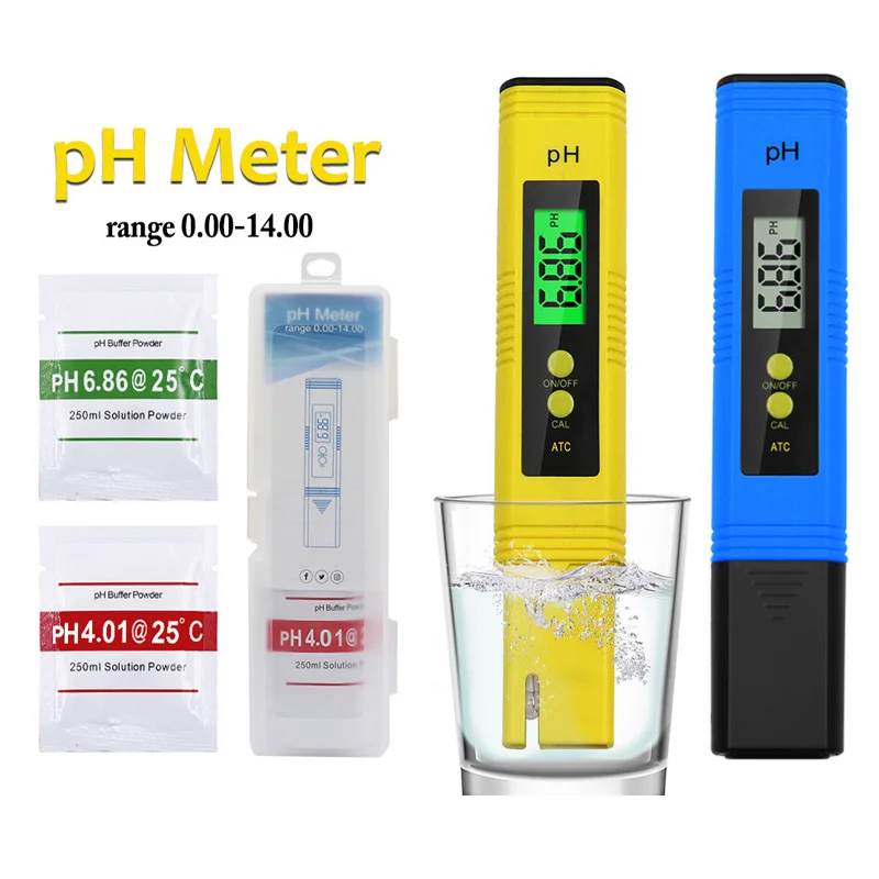 Portable Digital PH Pen Type Acidity Measuring Meter High Precision 0.01 PH Tester Pool Aquarium Water Quality Test Tool
Portable Digital PH Pen Type Acidity Measuring Meter High Precision 0.01 PH Tester Pool Aquarium Water Quality Test Tool