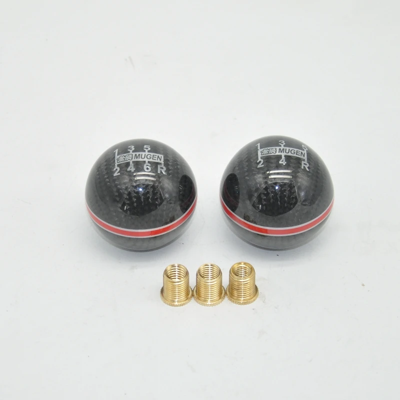 New Universal Genuine Carbon Fiber Mugen 5 / 6 Speed Manual / Automatic Spherical Gear Shift Knob
New Universal Genuine Carbon Fiber Mugen 5 / 6 Speed Manual / Automatic Spherical Gear Shift Knob