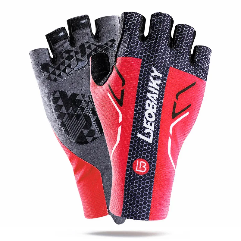 Lycra high elastic fabric summer bicycle half finger riding gloves for men and women outdoor sports
Lycra high elastic fabric summer bicycle half finger riding gloves for men and women outdoor sports