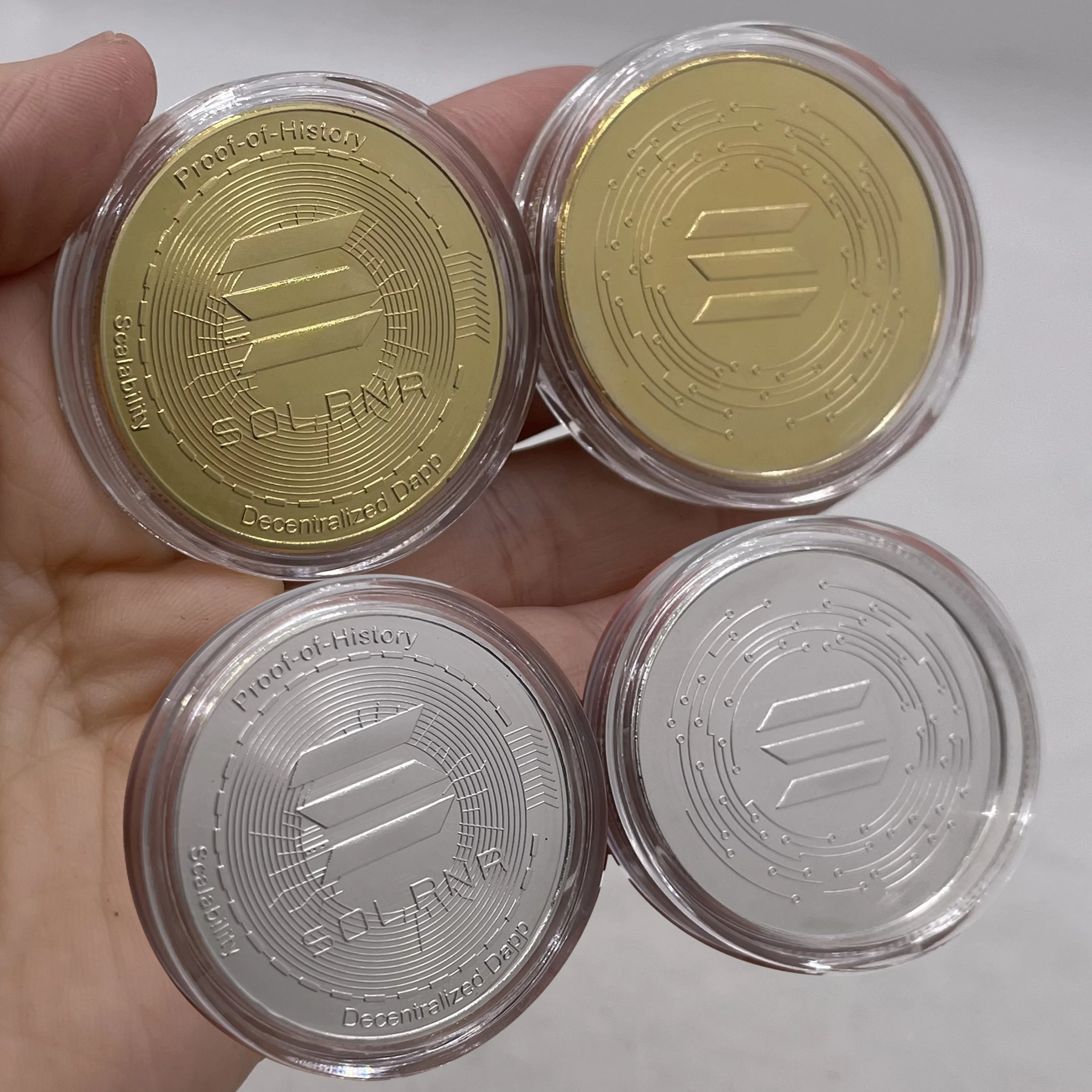 2022 NEW 40mm * 3mm SOLRNR Virtual Coin Digital Commemorative Coin Metal Crafts Gold Coins Silver Coins US Coins Collectibles
2022 NEW 40mm * 3mm SOLRNR Virtual Coin Digital Commemorative Coin Metal Crafts Gold Coins Silver Coins US Coins Collectibles