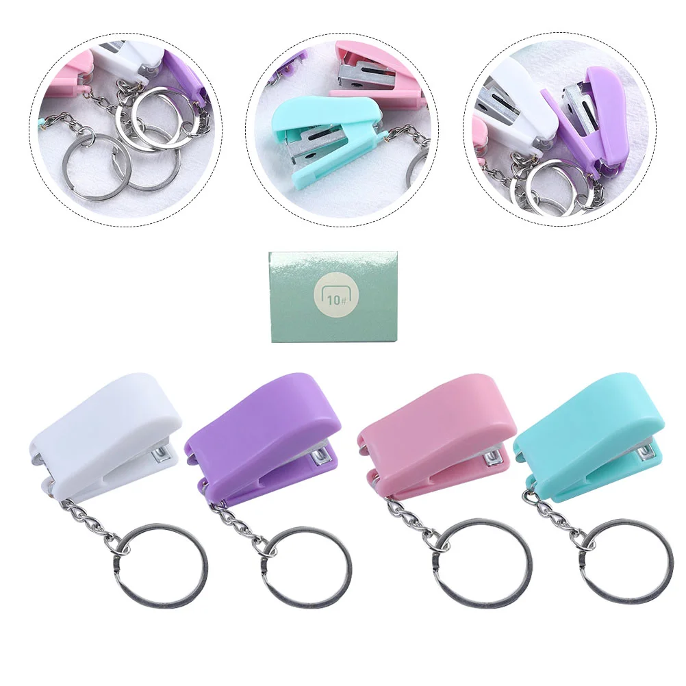 Keychain Stapler Small Cute Hanging Book Student Stationery Plastic Binding Tool Portable Staplers
Keychain Stapler Small Cute Hanging Book Student Stationery Plastic Binding Tool Portable Staplers