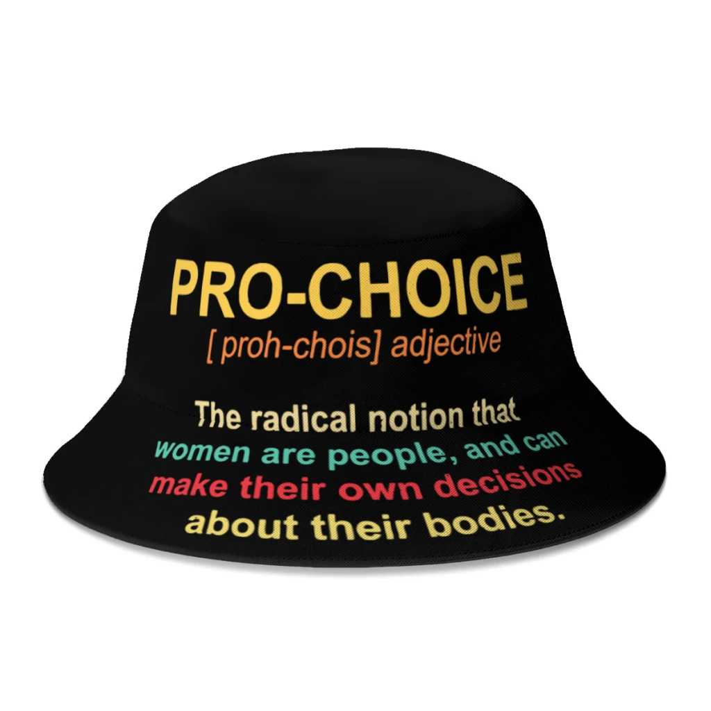 Summer Unisex Fashion Bucket Hats Pro Choice Funny Retro Definition Women Men Fisherman Hat Autumn Beach Panama Gorros for Bob
Summer Unisex Fashion Bucket Hats Pro Choice Funny Retro Definition Women Men Fisherman Hat Autumn Beach Panama Gorros for Bob