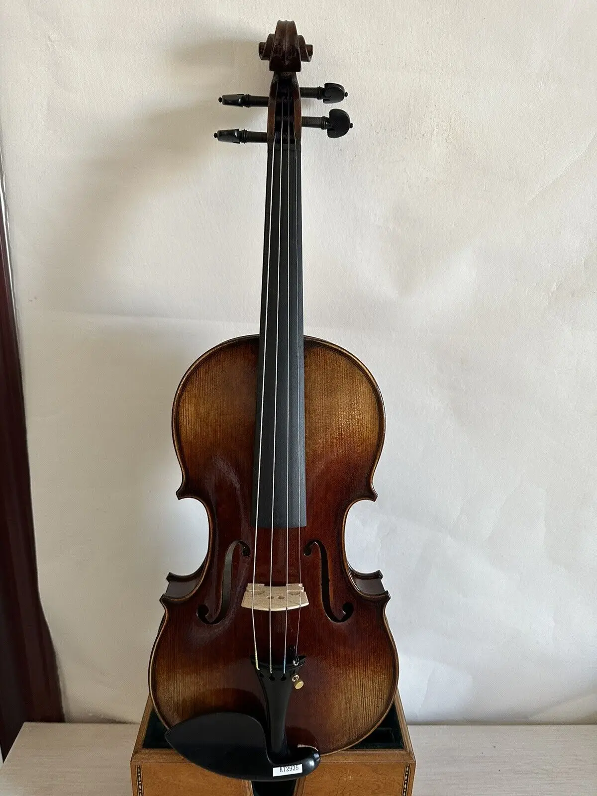 Master 4/4 violin 1PC Solid flamed maple back spruce top complete hand made 2935
Master 4/4 violin 1PC Solid flamed maple back spruce top complete hand made 2935