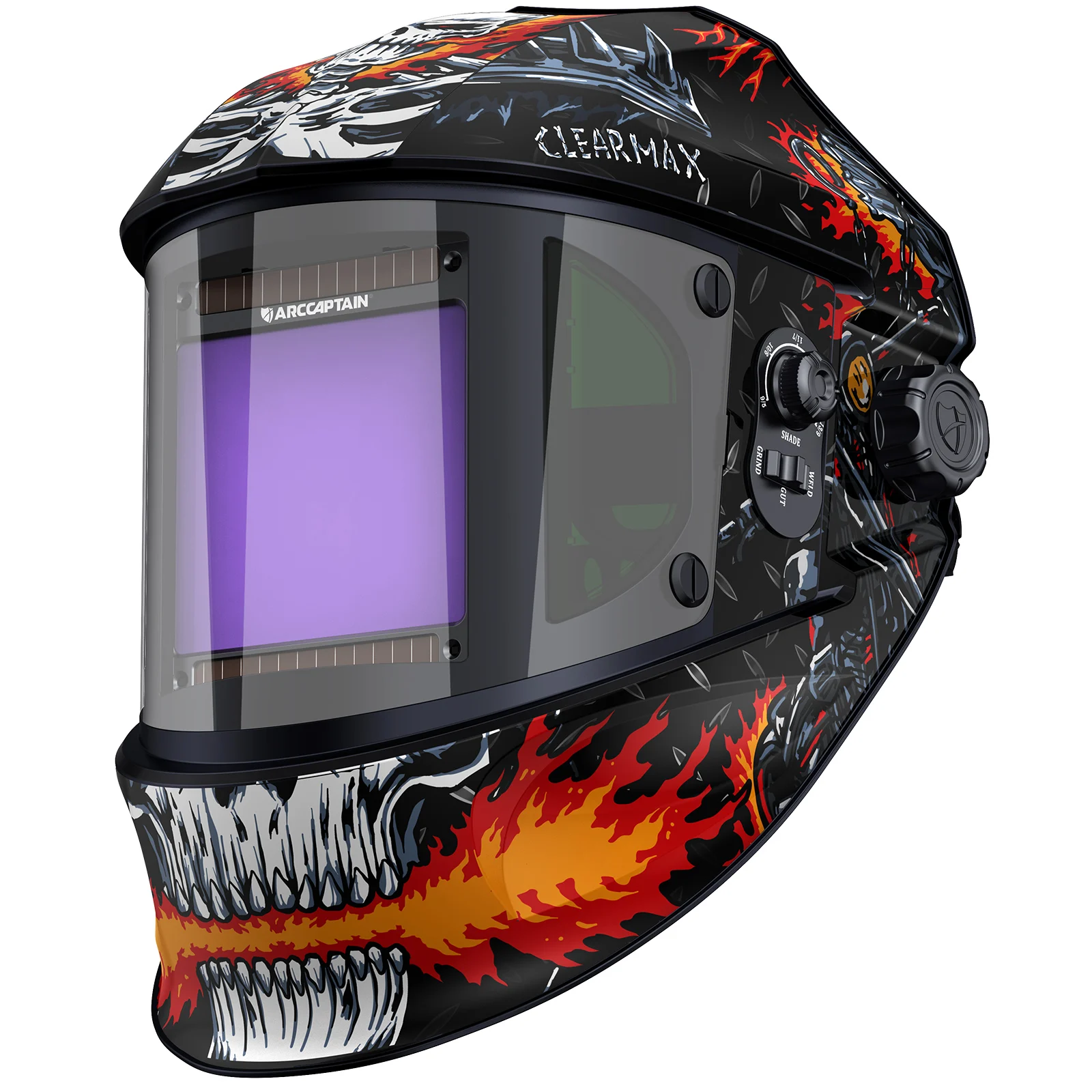 ARCCAPTAIN Сварочный шлем с автоматическим затемнением
ARCCAPTAIN Сварочный шлем с автоматическим затемнением