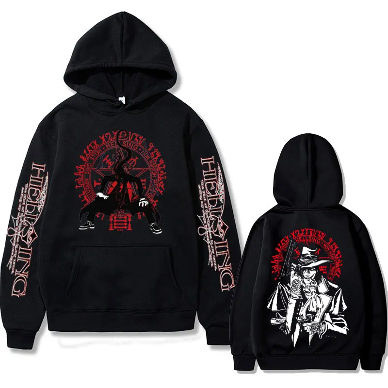 Anime Vampire Comics Horror Hoodie 90s Manga Hellsing Ultimate Alucard Graphic Sweatshirt Men Vintage Casual Oversize Streetwear
Anime Vampire Comics Horror Hoodie 90s Manga Hellsing Ultimate Alucard Graphic Sweatshirt Men Vintage Casual Oversize Streetwear