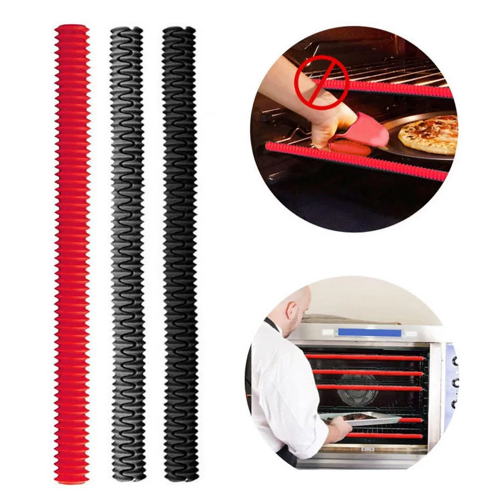 Silicone Oven Rack Guards Hot Heat Resistant Oven Shelf Protector Anti-Scalding Rack Edge Protector Cover for Kitchen
Silicone Oven Rack Guards Hot Heat Resistant Oven Shelf Protector Anti-Scalding Rack Edge Protector Cover for Kitchen