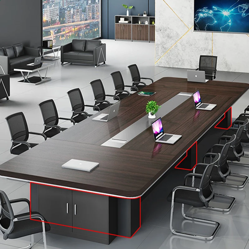 Large Conference Table Long Contracted And Modern Office Furniture Table Training Negotiation Meeting Room Long Tables And Chair
Large Conference Table Long Contracted And Modern Office Furniture Table Training Negotiation Meeting Room Long Tables And Chair