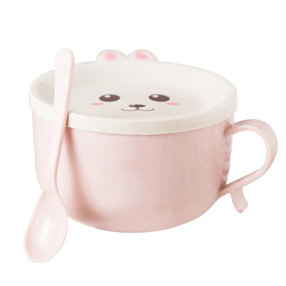 Stainless Steel Double-layer Instant Noodles Bowl with Lid and Spoon Cartoon Lunch Box Insulation Container (Pink)
Stainless Steel Double-layer Instant Noodles Bowl with Lid and Spoon Cartoon Lunch Box Insulation Container (Pink)