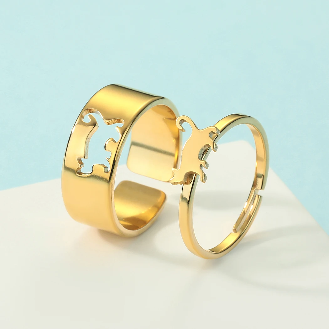 Chandler Stainless Steel Cat Ring Alternative Engagement Ring Matching His and Her Ring Can Adjustable Ring
Chandler Stainless Steel Cat Ring Alternative Engagement Ring Matching His and Her Ring Can Adjustable Ring