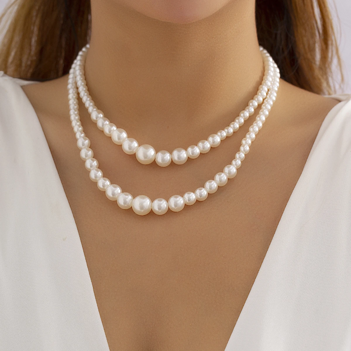 Layered Pearl Beads Choker Necklace for Women Charms Wedding Beaded Chain Necklaces Set 2022 Fashion Jewelry on Neck Collar Gift
Layered Pearl Beads Choker Necklace for Women Charms Wedding Beaded Chain Necklaces Set 2022 Fashion Jewelry on Neck Collar Gift