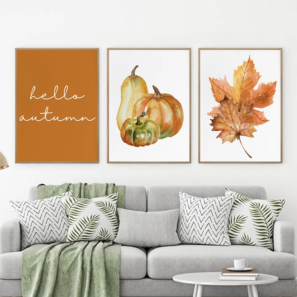 Abstract Orange Hello Fall Set of 3 Canvas Painting Wall Posters and Prints for Room Wall Art Autumn Leaves Pictures Home Decor
Abstract Orange Hello Fall Set of 3 Canvas Painting Wall Posters and Prints for Room Wall Art Autumn Leaves Pictures Home Decor