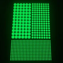 392 PCS Luminous Dots Wall Stickers Fluorescent Home Childrens Room Wall DIY Self-adhesive Decorative Glow In The Dark Stickers