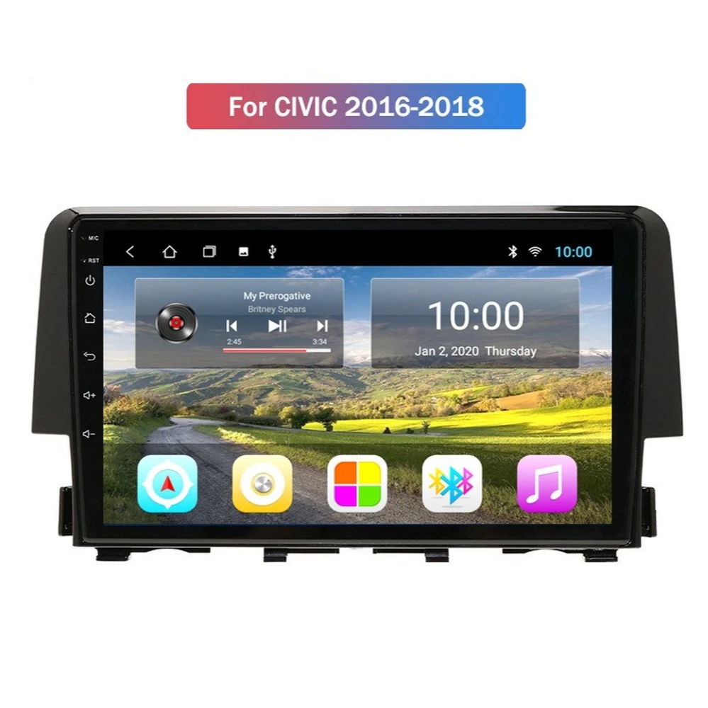 Android 10.0 System Quard Core 2G+32G WIFI HD 1024*600 Car GPS Nagavition For HONDA CIVIC 2016- Car Radio Player
Android 10.0 System Quard Core 2G+32G WIFI HD 1024*600 Car GPS Nagavition For HONDA CIVIC 2016- Car Radio Player