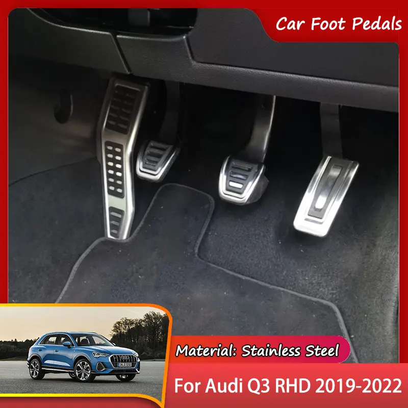 Автомобильные ножные педали из нержавеющей стали RHD для Audi Q3 F3 2019 2020 2021 2020, газовый тормоз, акселератор, без сверления, педальные колодки, Ста...
Автомобильные ножные педали из нержавеющей стали RHD для Audi Q3 F3 2019 2020 2021 2020, газовый тормоз, акселератор, без сверления, педальные колодки, Ста...