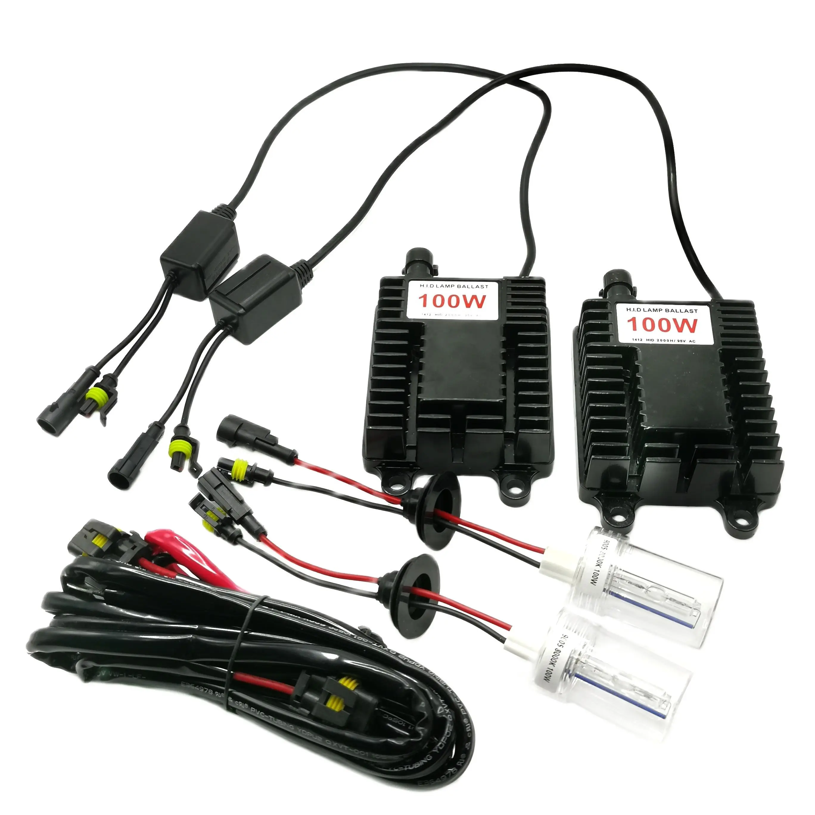 

Brand BQ 12V100W Xenon Kits H1 H3 H4 H7 H8 H9 H11 9005 9006 D2H 880 6000K Super High Power 8500LM Trucks HID Headlights