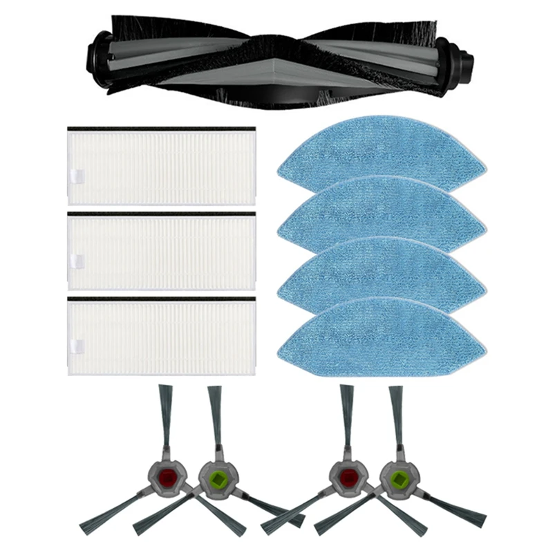 Детали для пылесоса Ecovacs Deebot OZMO U2/DGN22, фильтр НЕРА с роликом, основная и боковая щетка, тряпка для швабры, аксессуары
Детали для пылесоса Ecovacs Deebot OZMO U2/DGN22, фильтр НЕРА с роликом, основная и боковая щетка, тряпка для швабры, аксессуары