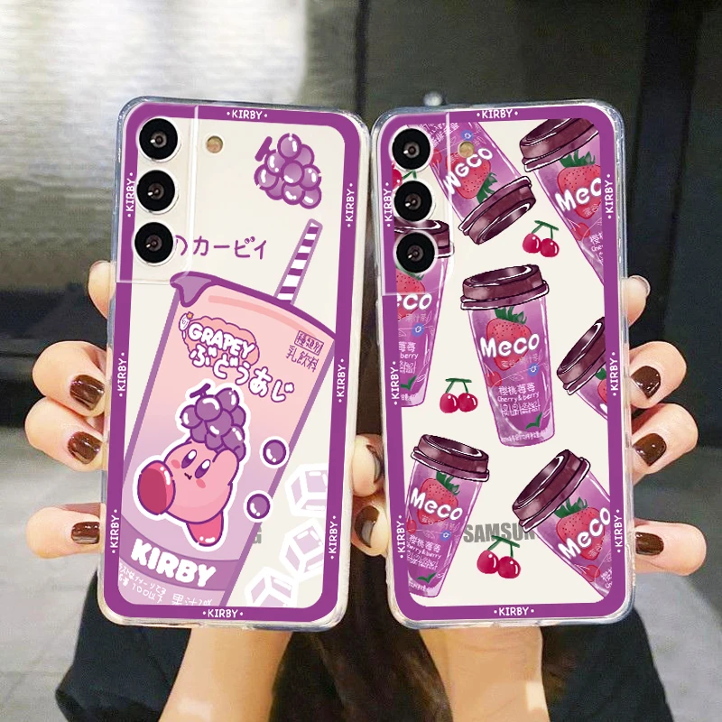 Luxury elegant grape juice drink Phone Case For Samsung S22 S21 S20 FE Ultra Pro Lite S10 5G S10E S9 S8 Plus Transparent Cover
Luxury elegant grape juice drink Phone Case For Samsung S22 S21 S20 FE Ultra Pro Lite S10 5G S10E S9 S8 Plus Transparent Cover